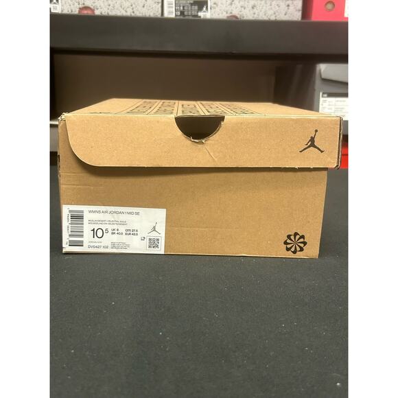 Jordan 1 Mid (W) Canvas Khaki / Size 9M(10.5W)  / Brand New - Picture 9 of 10